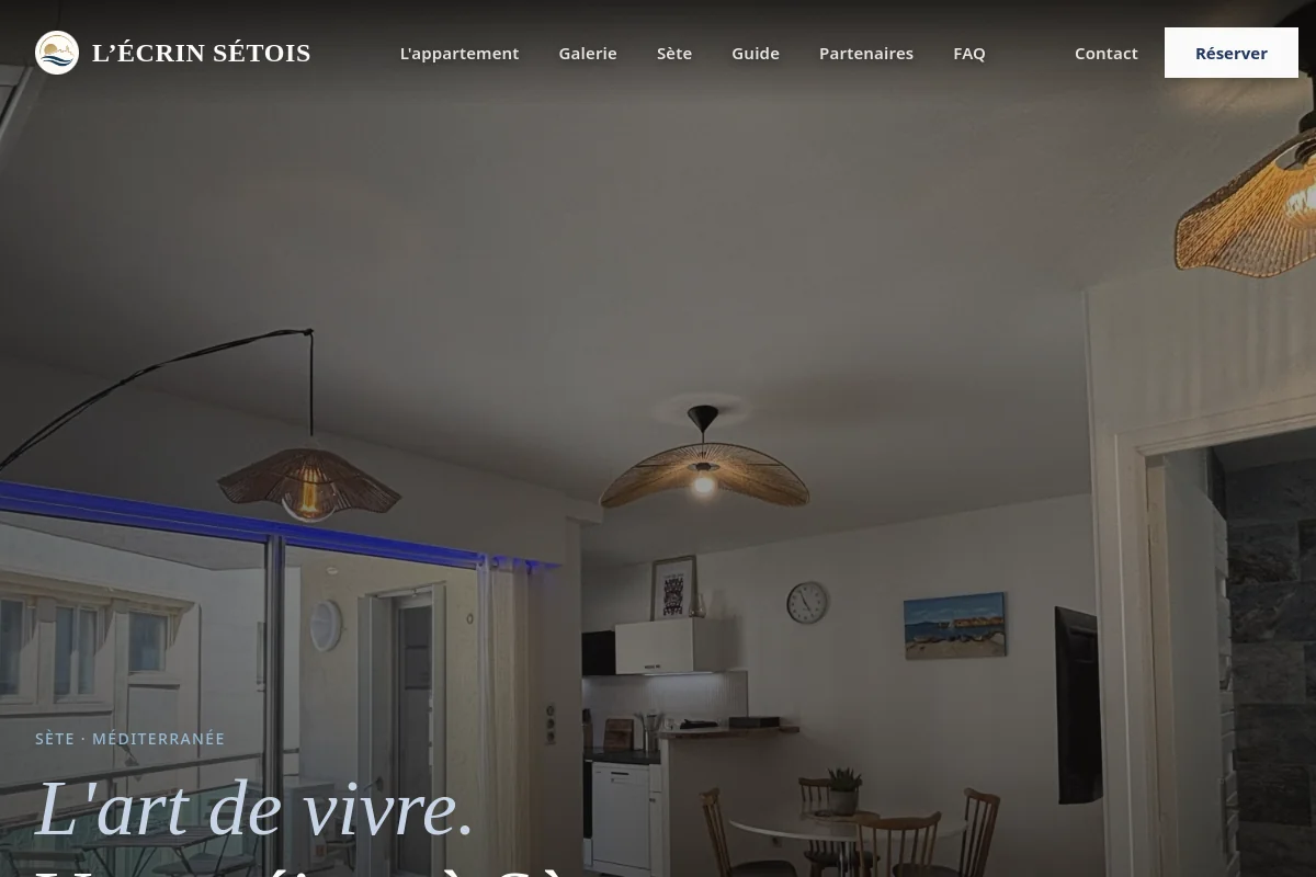 Capture du projet L’Écrin Sétois