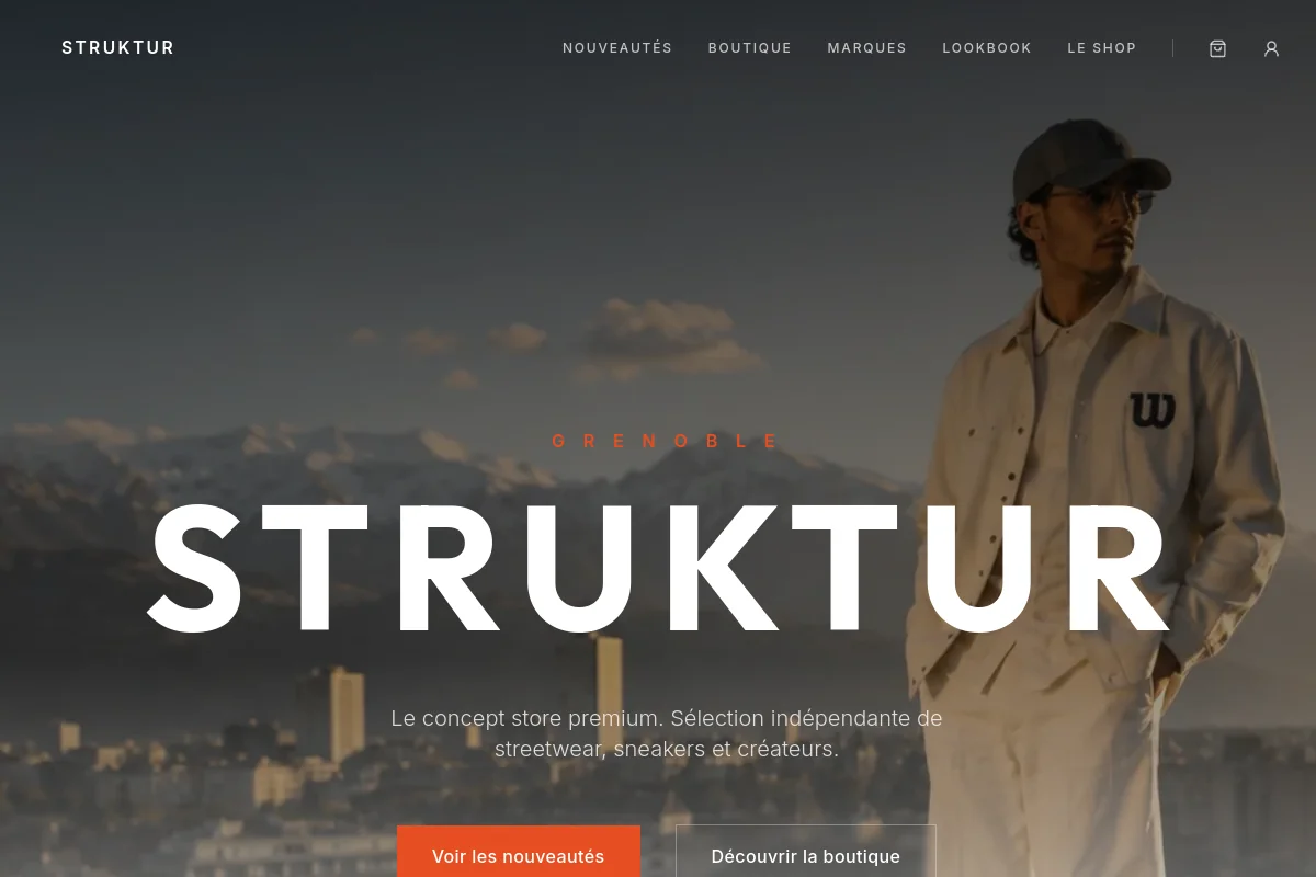Capture du projet STRUKTUR Grenoble